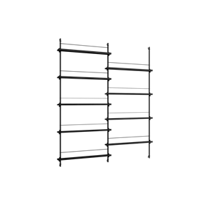 Moebe Magazine Shelving MS.180.2 Black