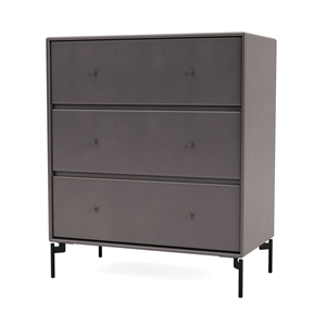 Montana Selection CARRY Chest of Drawers 35-Coffee/03- Black