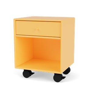 Montana Selection DREAM Bedside Table 166-Acacia/05- Black