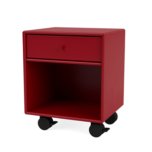 Montana Selection DREAM Bedside Table 165-Beetroot/05- Black