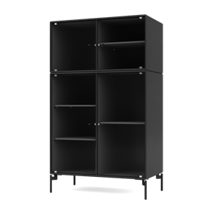 Montana Selection RIPPLE III Display Cabinet 05-Black/03- Black