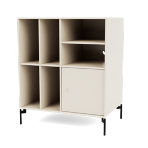 Montana Selection SPIN II Vinyl Bookcase 158-Oat/03- Black