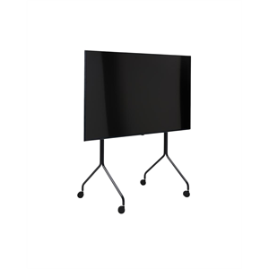 Pedestal Moon Rollin' Tall TV Stand Charcoal