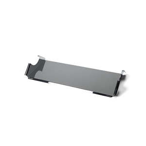 Pedestal Moon Tray Shelf Chrome