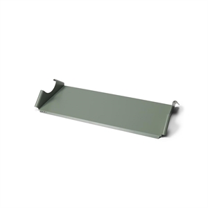 Pedestal Moon Tray Shelf Mossy Green