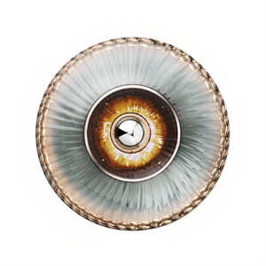 Design by Us New Wave Optic XL Wall Lamp Smoke
