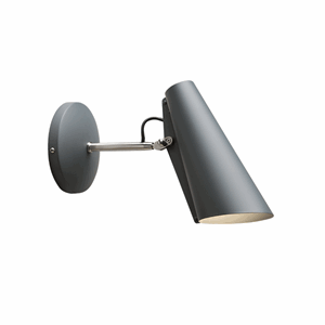 Northern Birdy Wall Lamp Grey Small