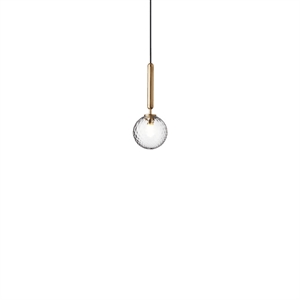 Nuura Miira 1 Pendant Brass & Clear Small