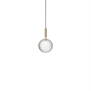 Nuura Miira 1 Pendant Brass & Clear Large