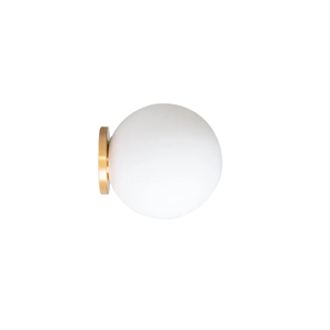 FontanaArte Pallina Wall Lamp Small Brass