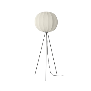 Made By Hand Knit-Wit Round Floor lamp High Ø60 Pearl White