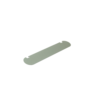 Pedestal Pipe TV Shelf Mossy Green