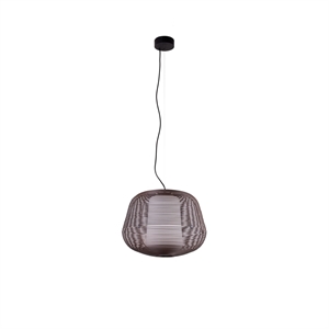 Faro NARA Outdoor Pendant Rust Brown/ Opal White