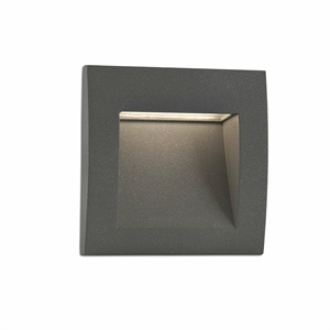 Faro SEDNA SQ 140 Recessed Outdoor Lamp Dark Gray