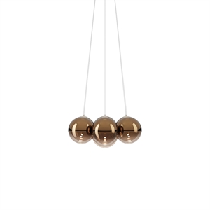 Lodes Random Cloud 7 Chandelier Ø23 3000K Glossy Bronze/ Glass