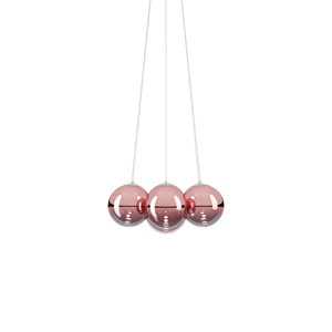 Lodes Random Cloud 7 Chandelier Ø23 2700K Rosegold/Glass