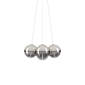 Lodes Random Cloud 7 Chandelier Ø28 3000K Chrome/ Glass