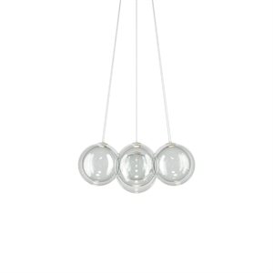 Lodes Random Cloud 7 Chandelier Ø28 2700K Clear/ Glass