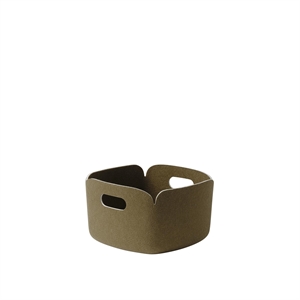 Muuto Restore Basket 28x28 Brown-green