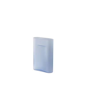 Muuto Ridge Vase H35 Light Blue/ Frosted Glass