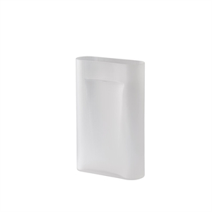 Muuto Ridge Vase H48.5 White/ Frosted Glass