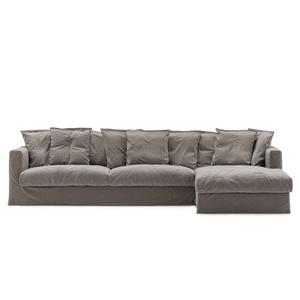 Decotique Le Grand Air 3-Seater Sofa Chaise Right Smoked Granite