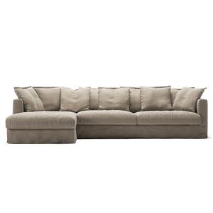 Decotique Le Grand Air 3-Seater Sofa with Left Chaise Savage Linen