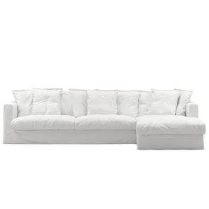 Decotique Le Grand Air 3-Seater Sofa Chaise Right White