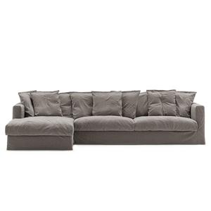Decotique Le Grand Air 3-Seater Sofa with Left Chaise Smoked Granite