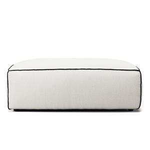 Decotique Grand Hue Footstool Steam/White/Graphite Grey