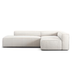 Decotique Grand 3-Seater Lounge Sofa Open End Left Steam/ White