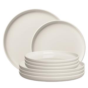Decotique BON Plates Starter Set Plates Set of 8 Ivory