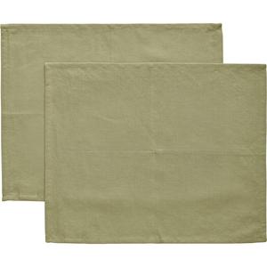 Decotique Sienna Placemat 35x45 Set of 2 Green