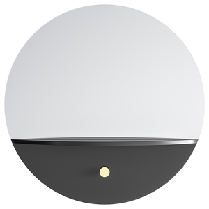Department Pie B Wall Mirror 60 Black
