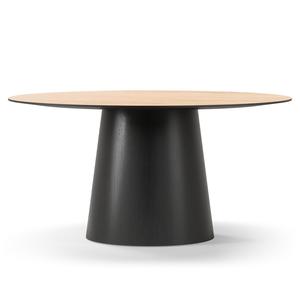 Decotique Social Dining Table 150 Black/Oak/Natural/Oak