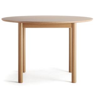 Department Wood Dining Table Ø110 cm Oak