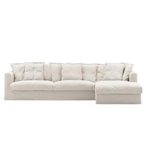 Decotique Le Grand Air 3-Seater Sofa Divan Right Cream White
