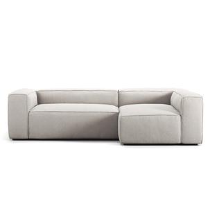 Decotique Grand 3-Seater Sofa Chaise Right Moonwhite