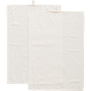Decotique Sienna Tea Towel 50x70 Set of 2 White