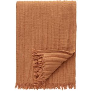 Decotique Crinkle Bedspread 130x170 Light Brown