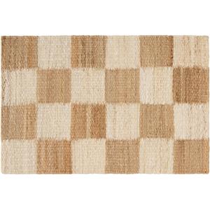 Decotique Chess Doormat 60x90 Off-white/Natural Jute