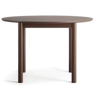 Department Wood Dining Table Ø110 cm Dark Oak
