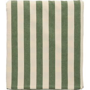 Decotique Block Stripe Tablecloth 140x240 Green