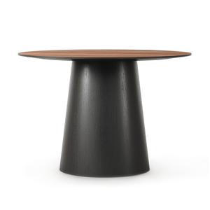Decotique Social Dining Table 110 Walnut/Black/Oak