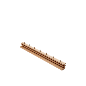 Fritz Hansen Skagerak Collection Cutter Coat Rack 100 cm Oak/Stainless Steel