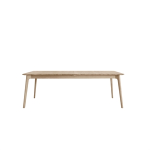 Ro Collection Salon Extendable Table 100x220-320 cm Soap-treated Oak