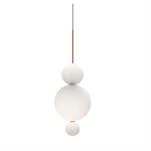 Karman Opium 3 Pendant Frosted/ Aluminum/ Bronze