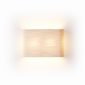 Graypants Scraplight Skew 15 Wall Lamp White