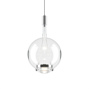 Lodes Sky-Fall Round Pendant Medium 2700K Clear/ Glass