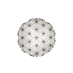 SLAMP C'Est La Vie Wall/ Ceiling Light Large Black